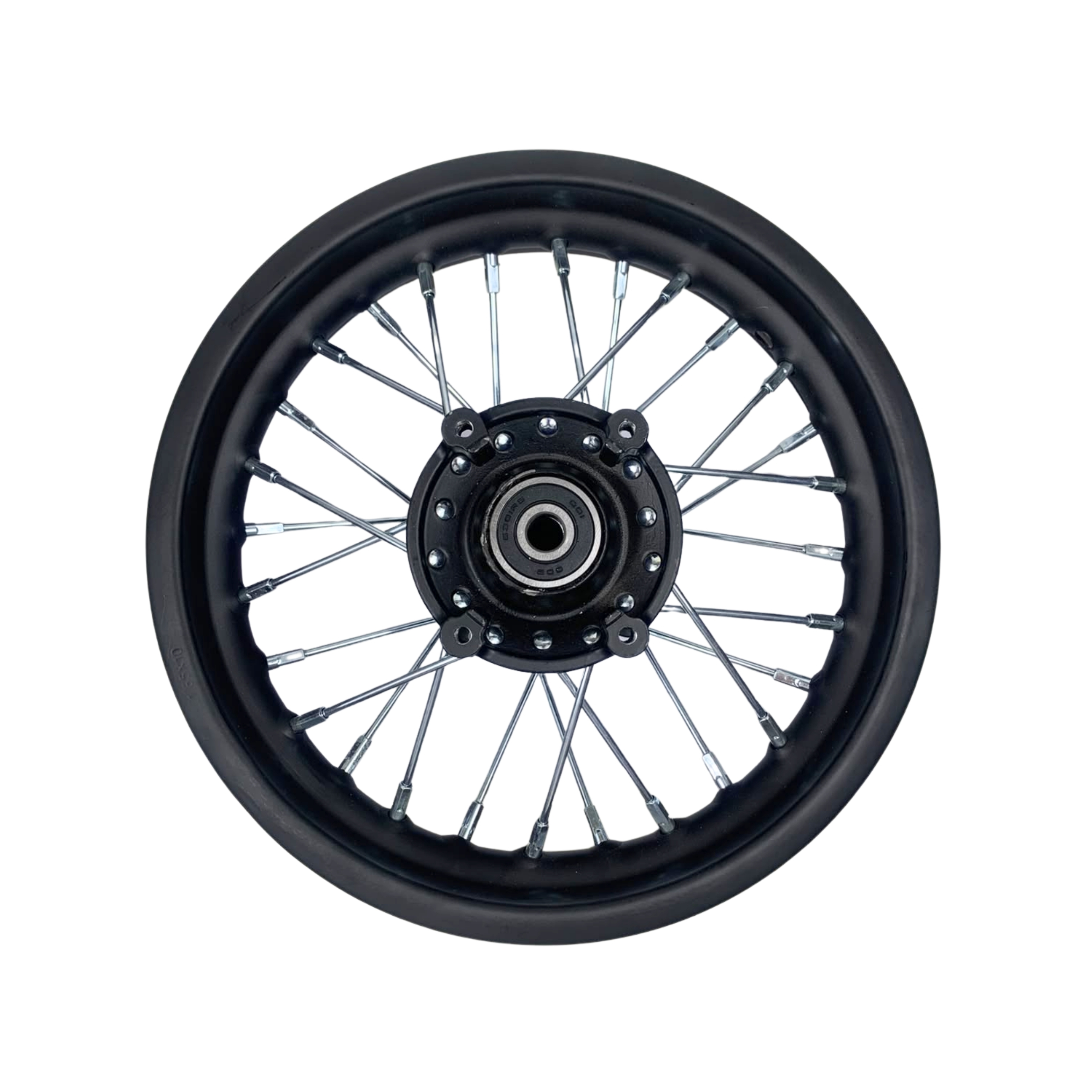 Jante Traseira 10" (Preta) - (1.85x10'' / eixo 12mm) - Tox Jumper (MD06)