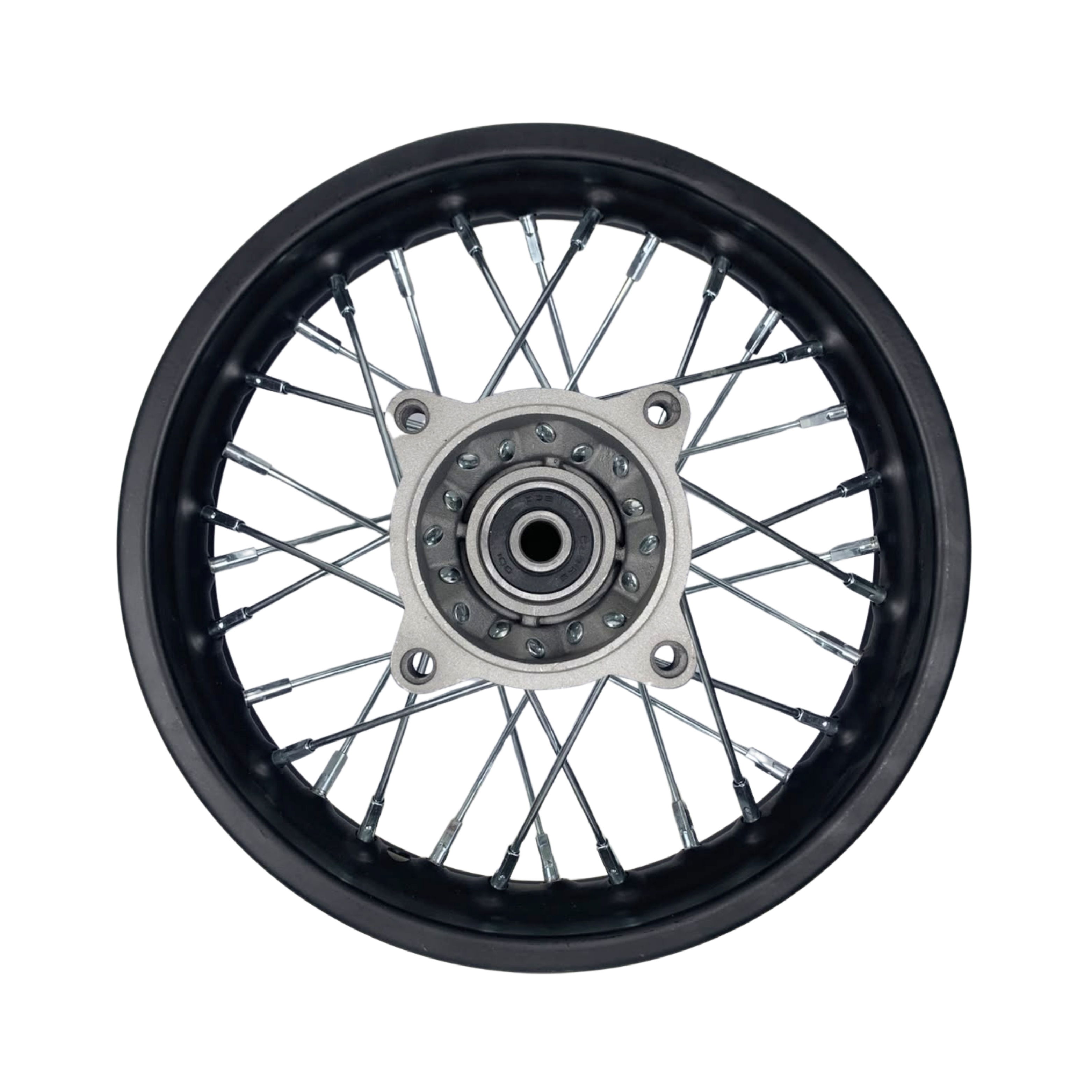 Jante traseira 1.60x10 (eixo 12) (cubo cinza) - Tox (Racer x2 49) / mini moto
