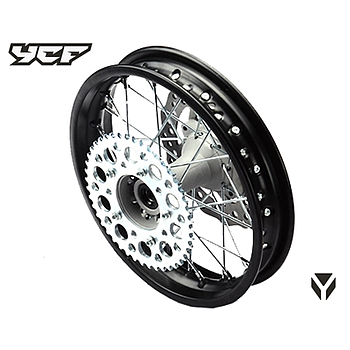 Jante traseira (Reforçada, 1.85x14", eixo 15mm / 5 pontos de fixaçao), YCF / Pitbike