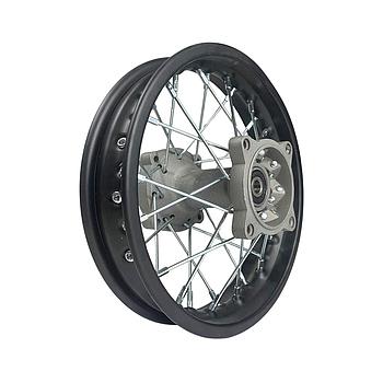 Jante traseira 1.60x10 (eixo 12) (cubo cinza) - Tox (Racer x2 49) / mini moto